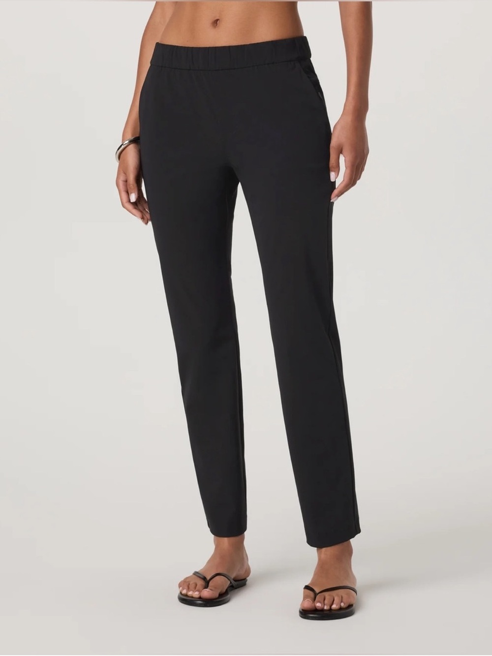 Vuori Miles Ankle Pant Black Straight Leg Pull-On Pants